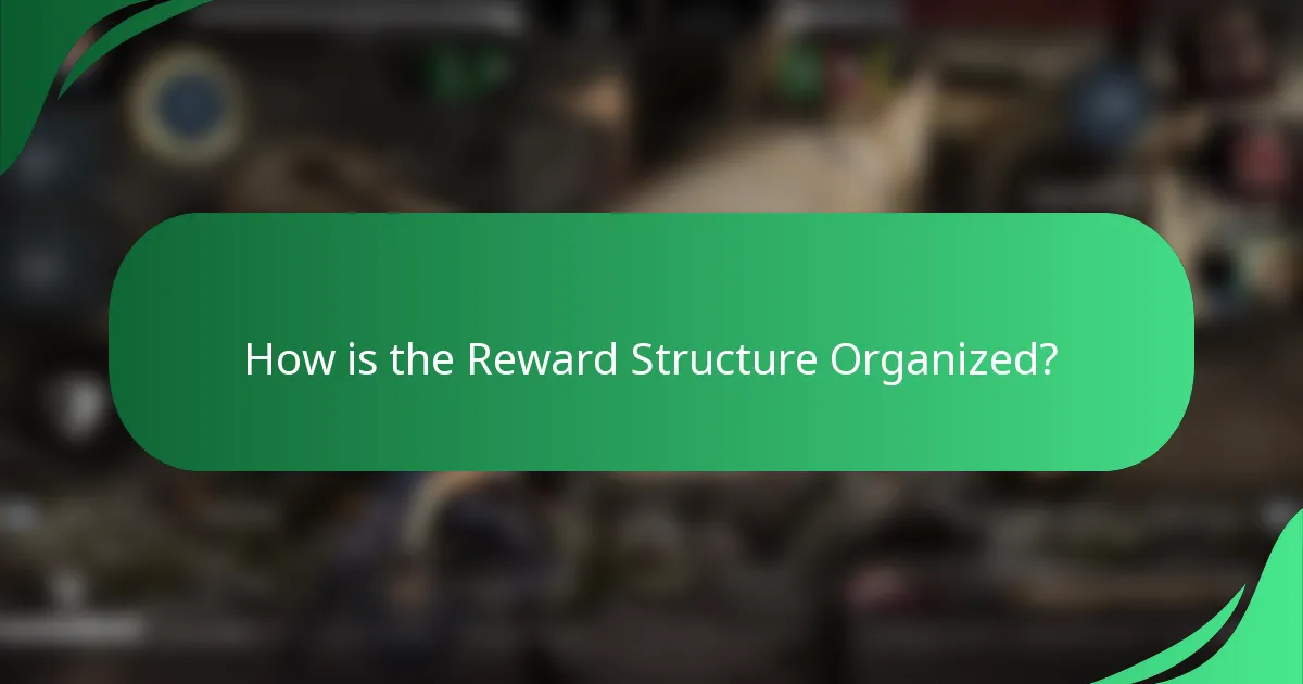How is the Reward Structure Organized?
